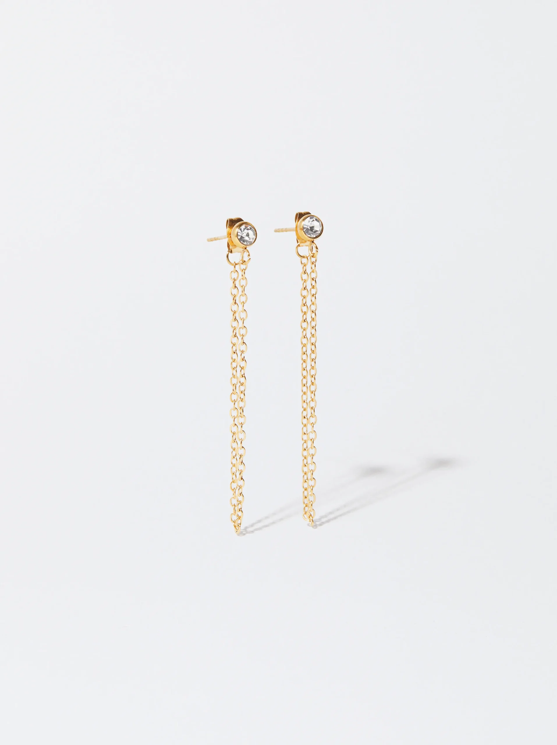 PARFOIS Pendientes De Acero s Dorado New
