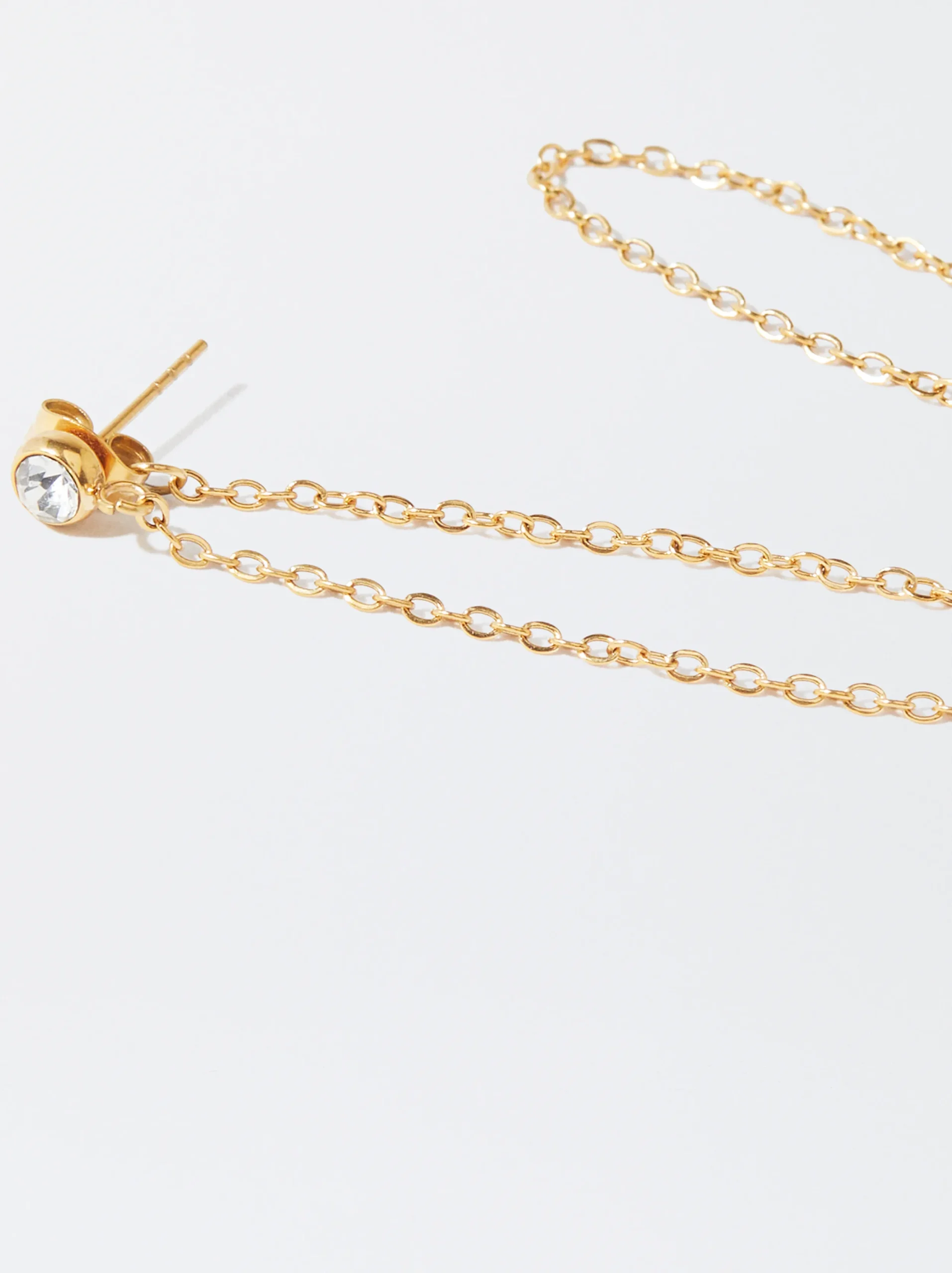 PARFOIS Pendientes De Acero s Dorado New