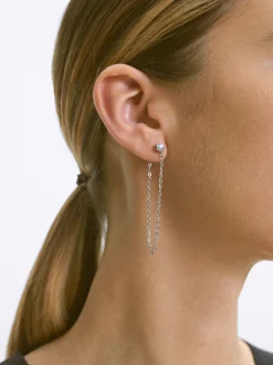 PARFOIS Pendientes De Acero s Plateado Store