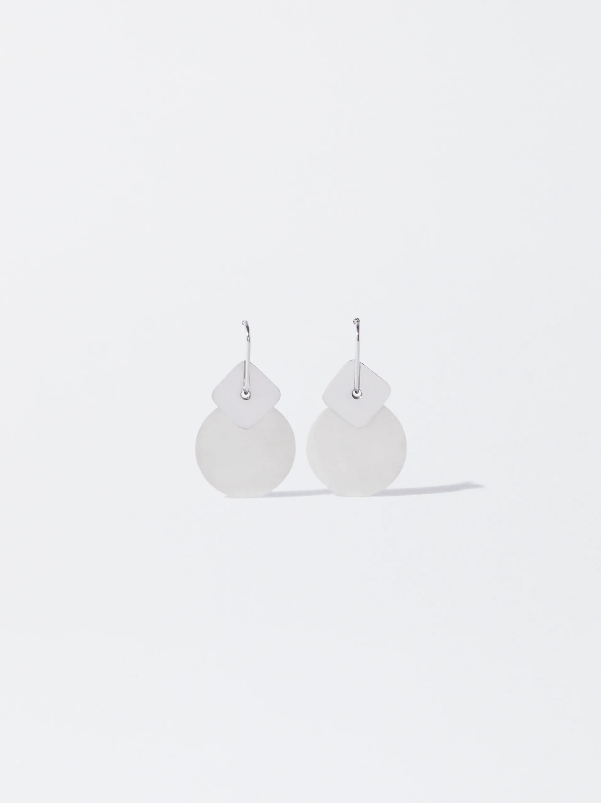 PARFOIS Pendientes De Acero s Plateado Store