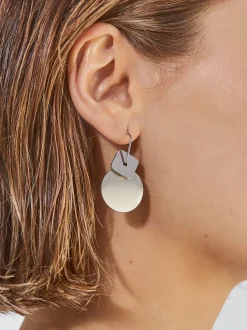 PARFOIS Pendientes De Acero s Plateado Store