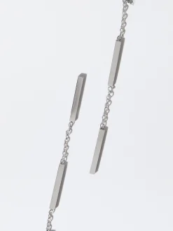 PARFOIS Pendientes De Acero s Plateado Best