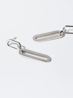 PARFOIS Pendientes De Acero s Plateado New