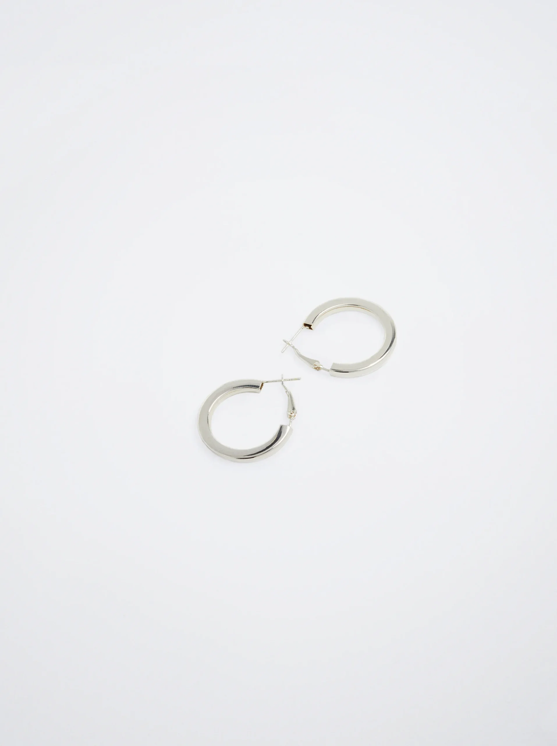 PARFOIS Pendientes De Aro Cortos s Plateado Cheap