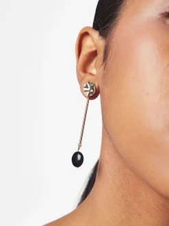 PARFOIS Pendientes De Aro De Resina Multicor Store