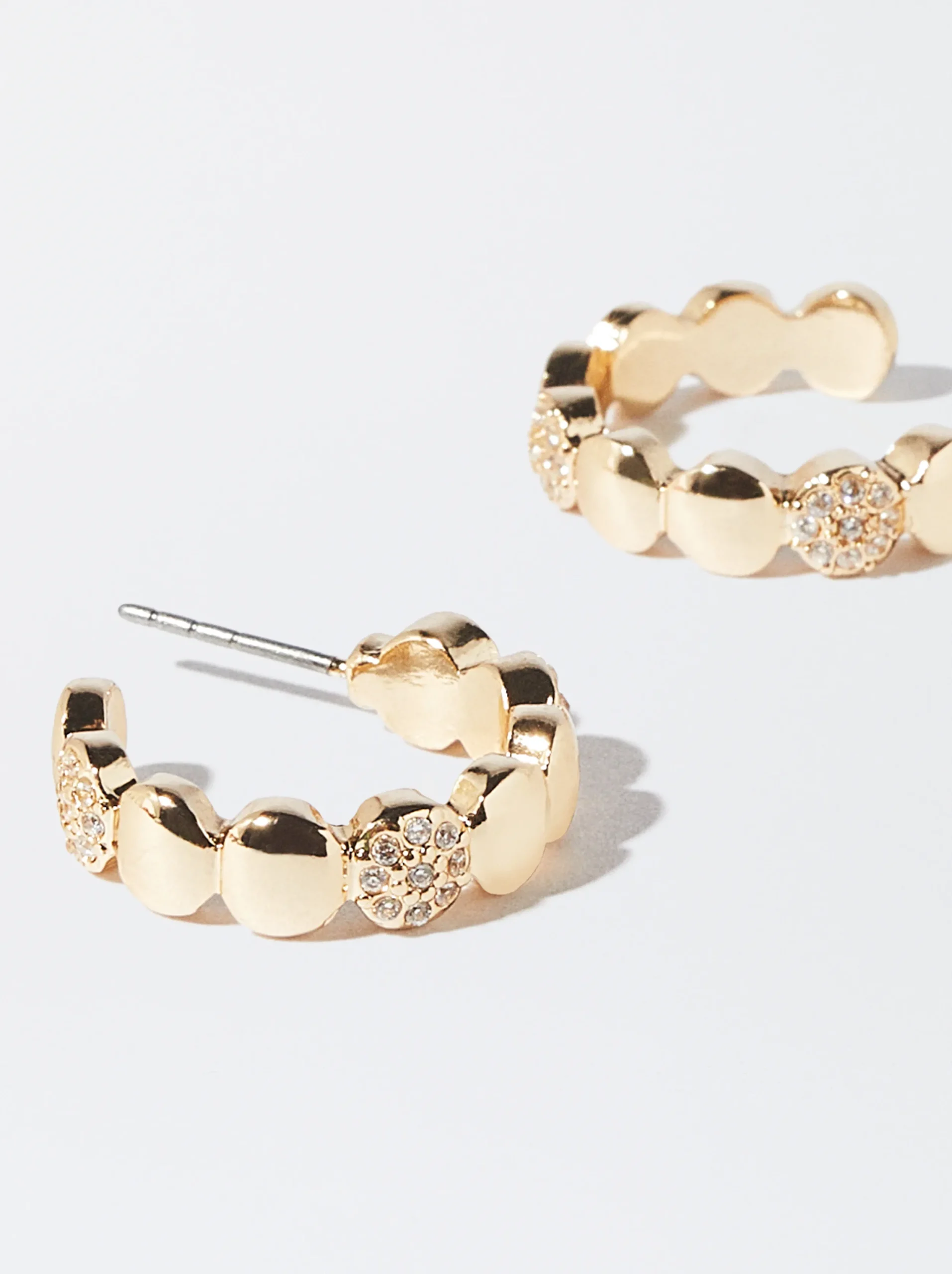 PARFOIS Pendientes De Aro s Dorado Fashion