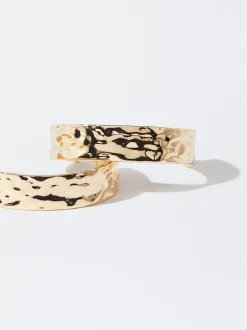 PARFOIS Pendientes De Aro s Dorado Store