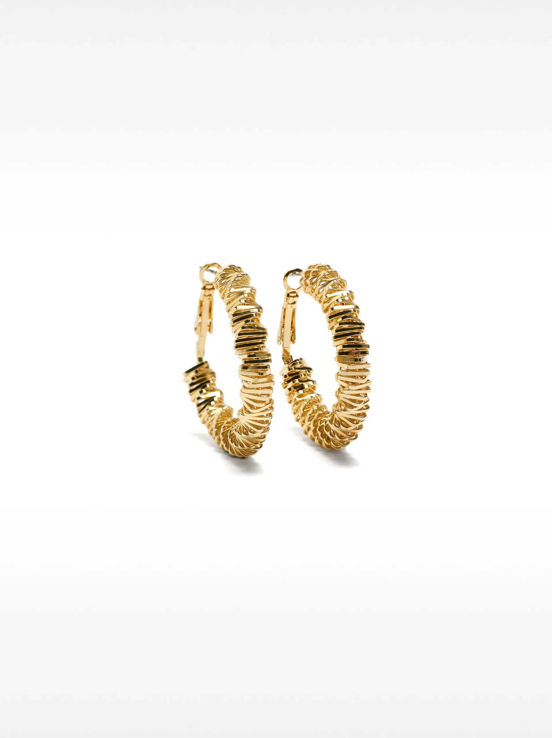 PARFOIS Pendientes De Aro Irregulares s Dorado Fashion