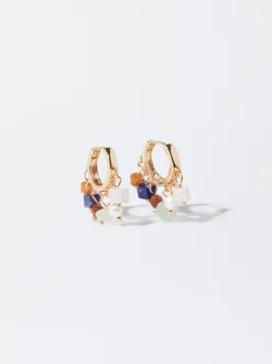 PARFOIS Pendientes De Aro Multicolor Multicor Best Sale