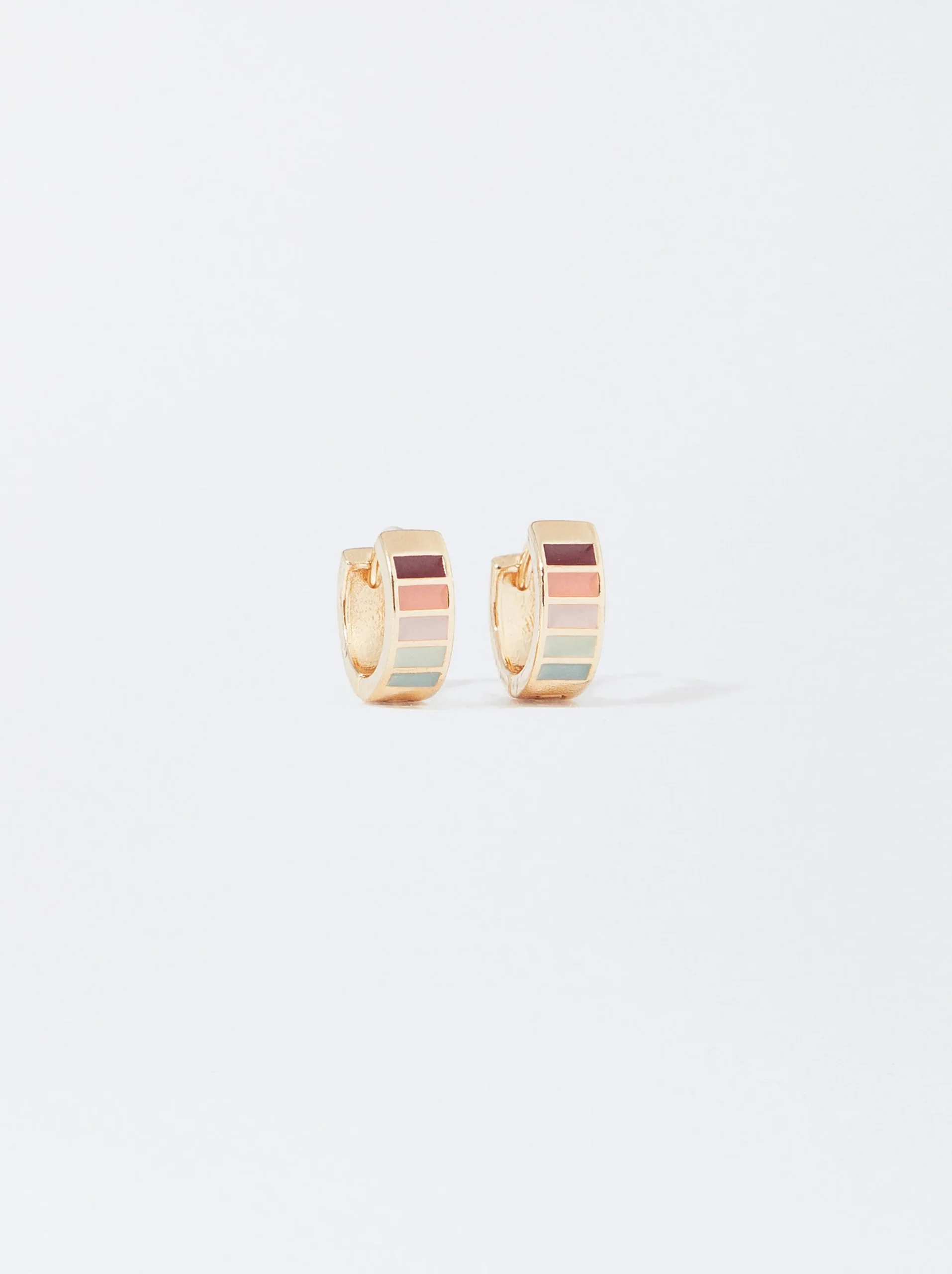 PARFOIS Pendientes De Aro Multicolor Multicor Cheap