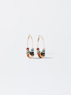 PARFOIS Pendientes De Aro Multicolor Multicor Best