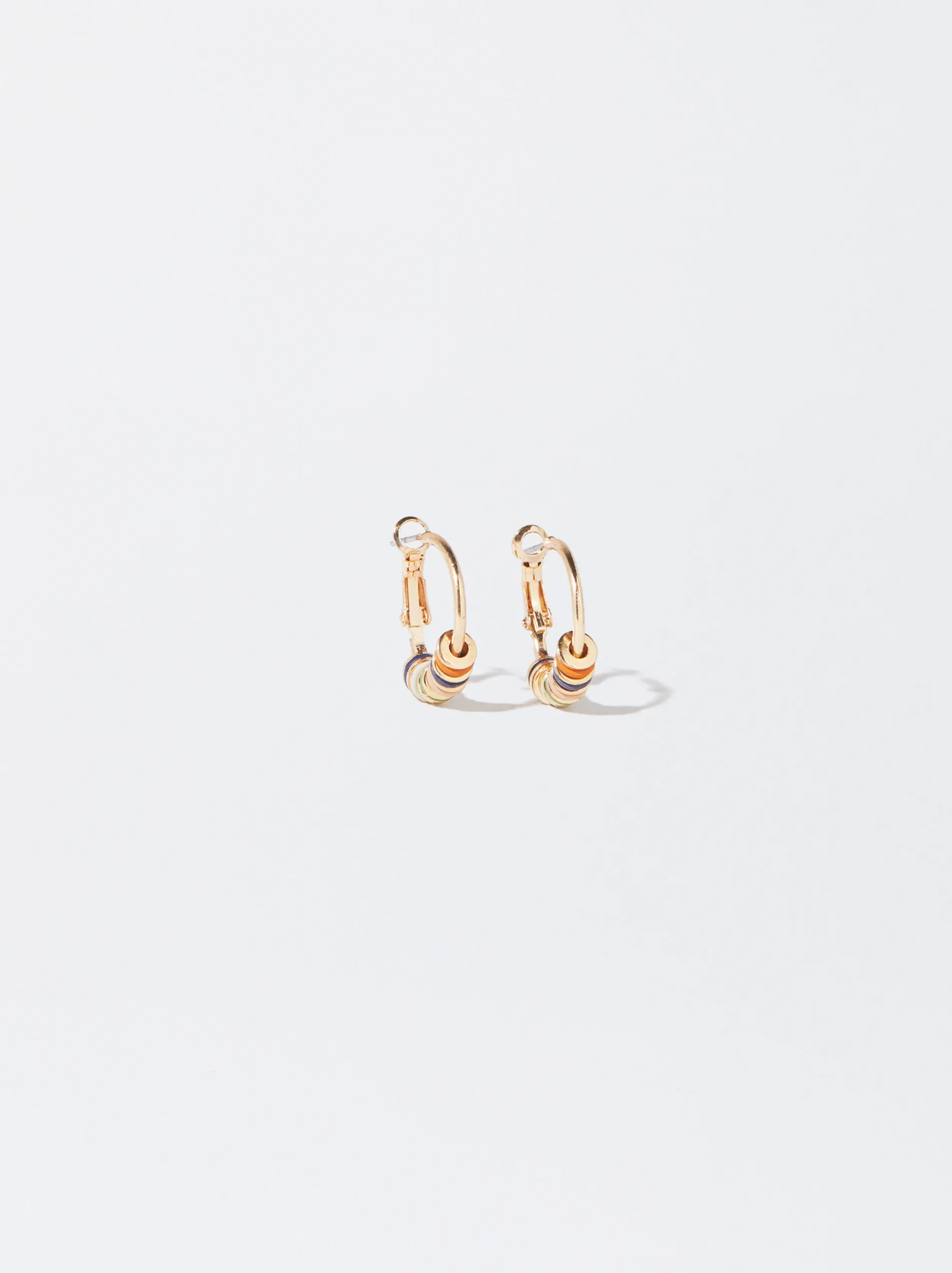 PARFOIS Pendientes De Aro Multicolor Multicor New