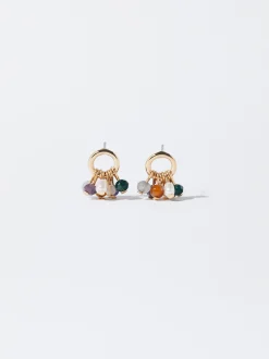 PARFOIS Pendientes De Aro Multicolor Multicor Best Sale