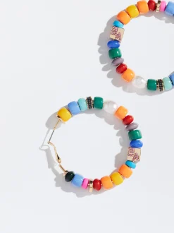 PARFOIS Pendientes De Aro Multicolor Multicor Sale