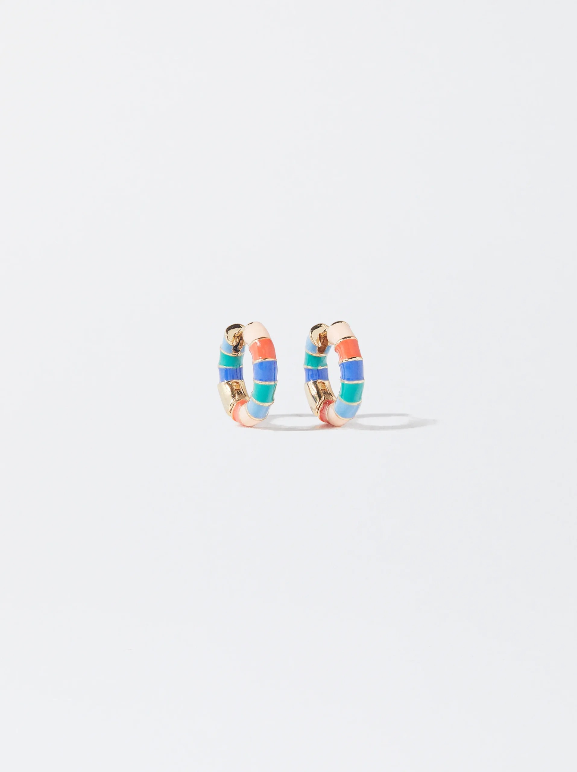 PARFOIS Pendientes De Aro Multicolor Multicor Best