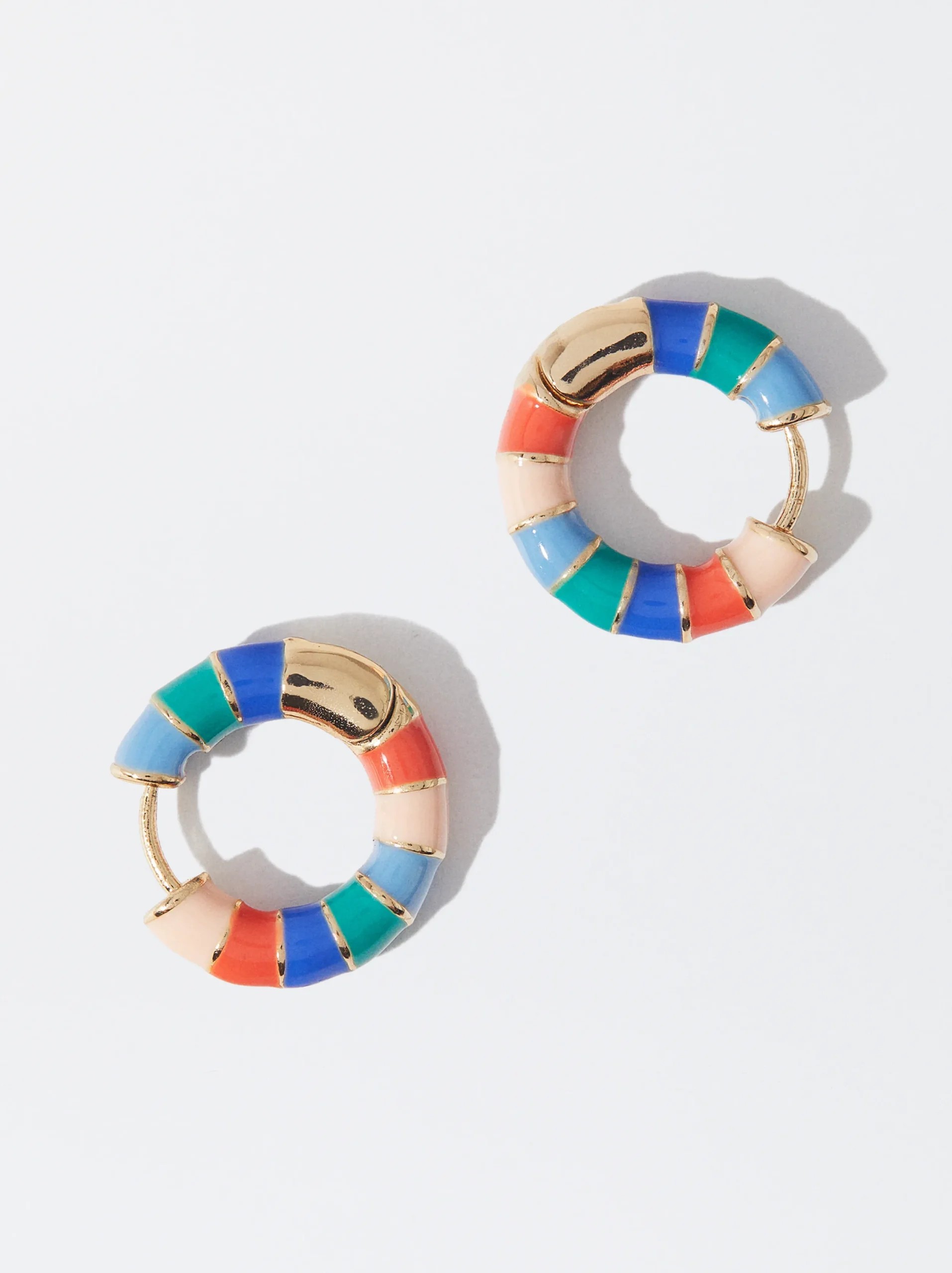 PARFOIS Pendientes De Aro Multicolor Multicor Best