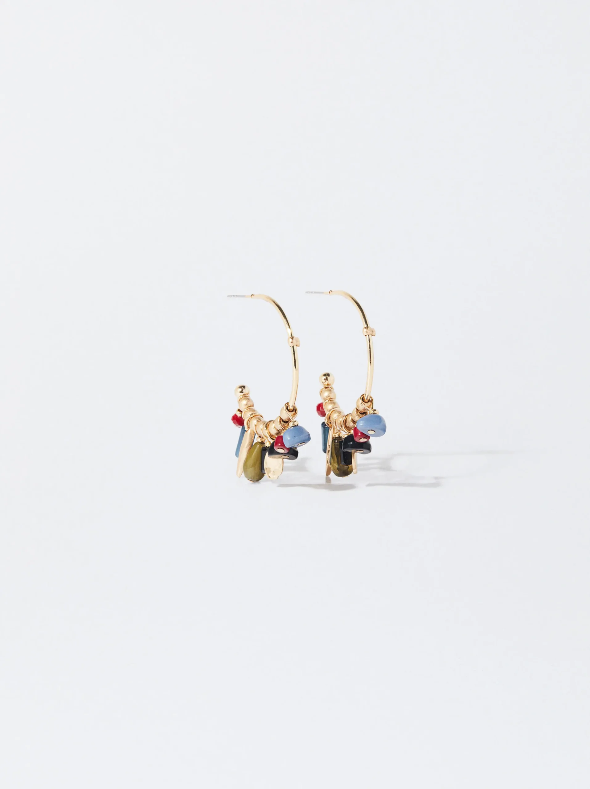 PARFOIS Pendientes De Aro Multicolor Multicor Cheap