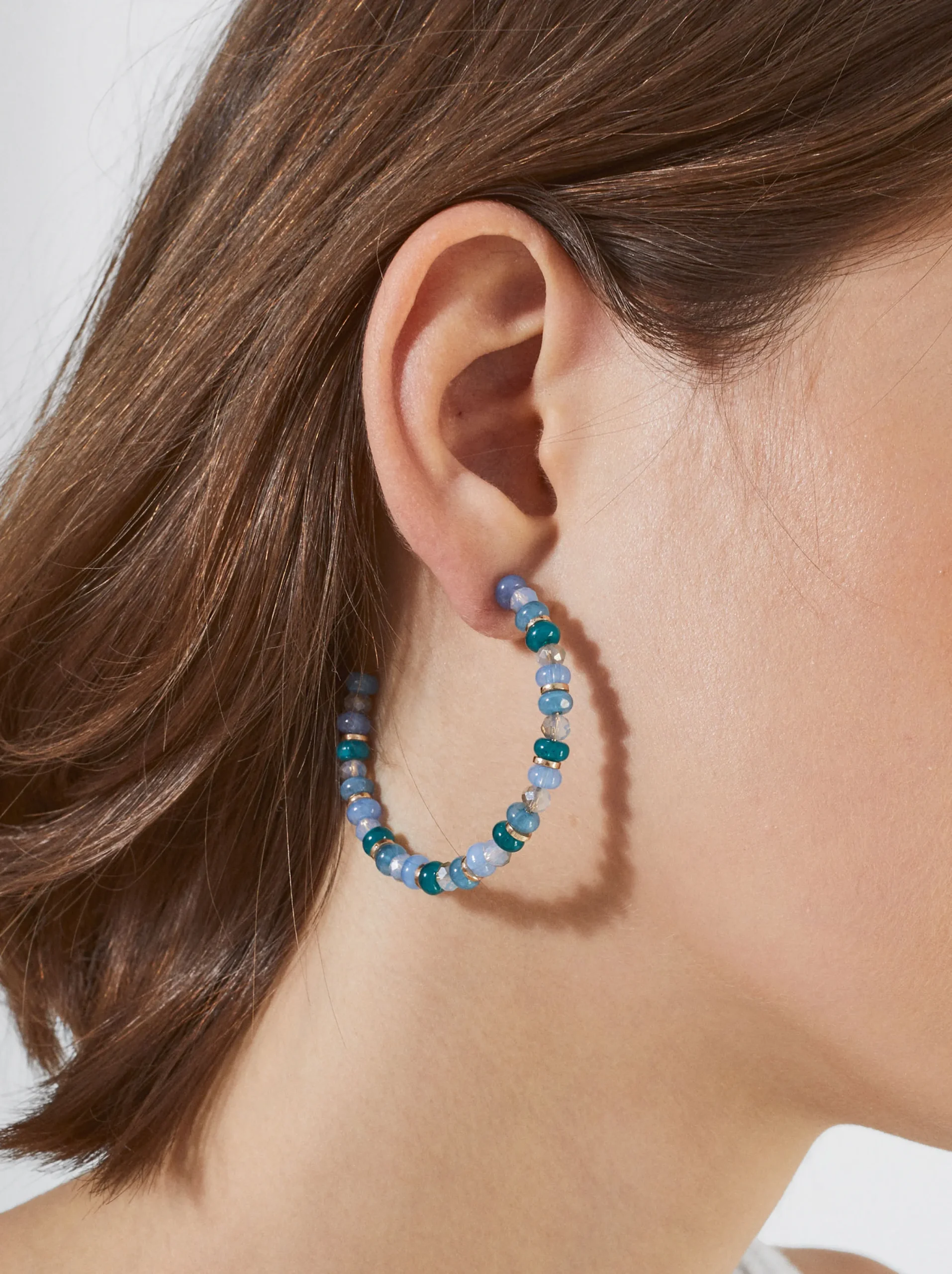PARFOIS Pendientes De Aro Multicolor Multicor Clearance