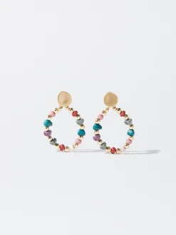 PARFOIS Pendientes De Aro Multicolor Multicor Store