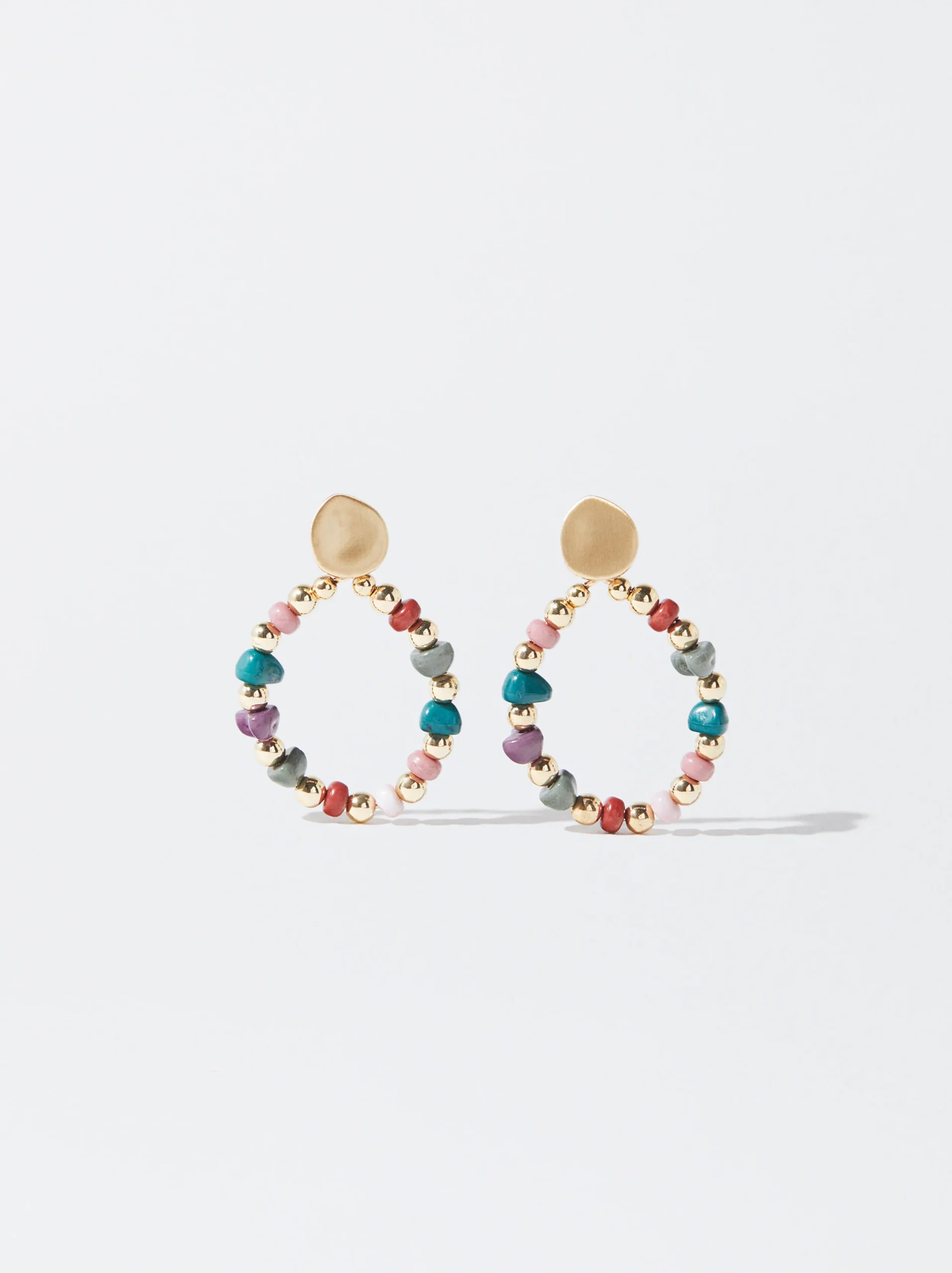 PARFOIS Pendientes De Aro Multicolor Multicor Store