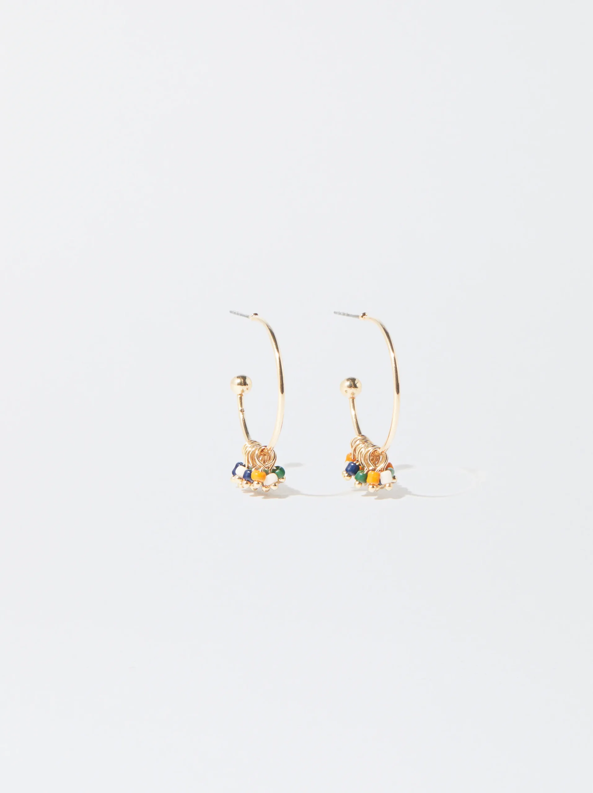 PARFOIS Pendientes De Aro Multicolor Multicor Flash Sale