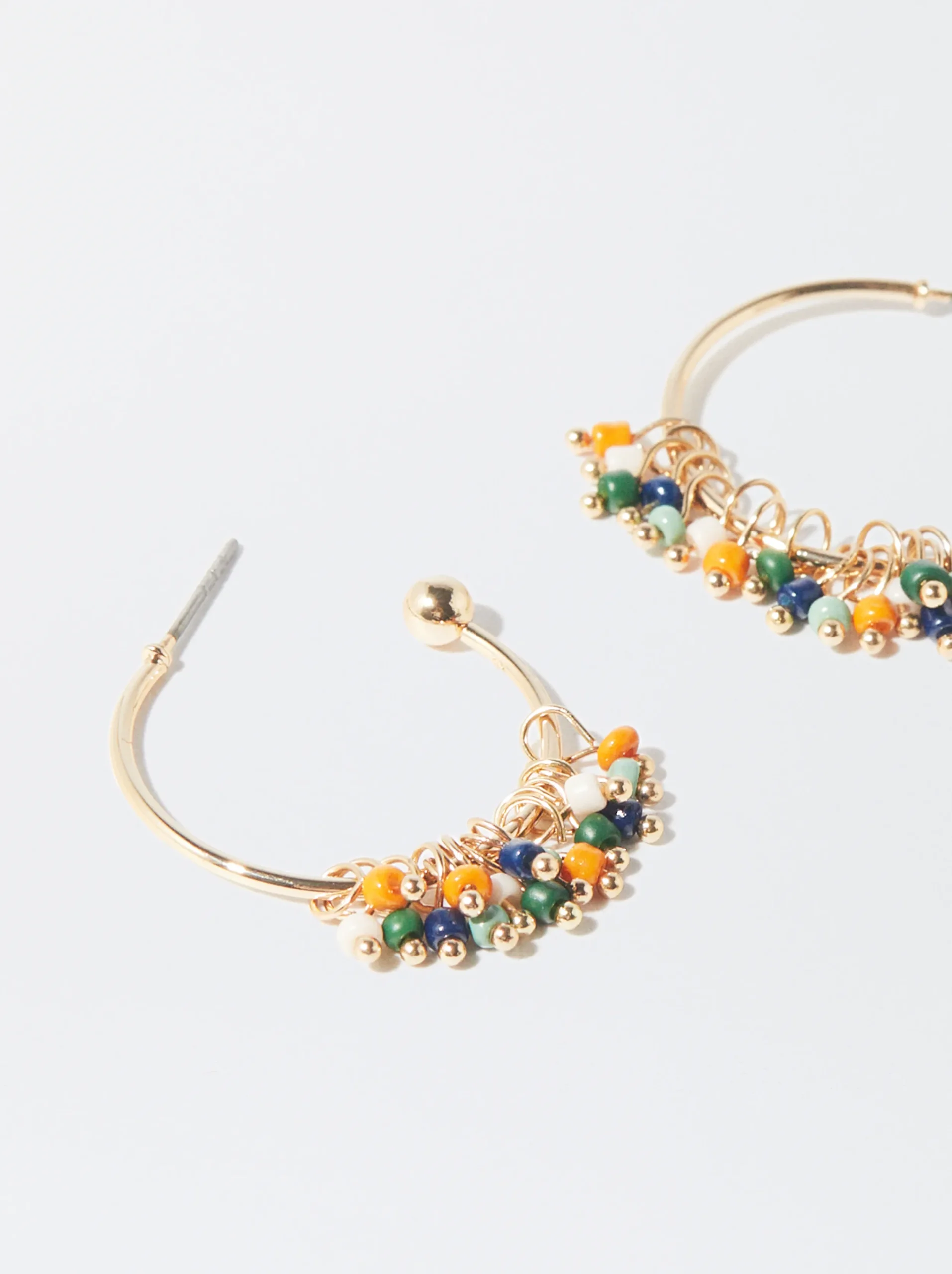 PARFOIS Pendientes De Aro Multicolor Multicor Flash Sale