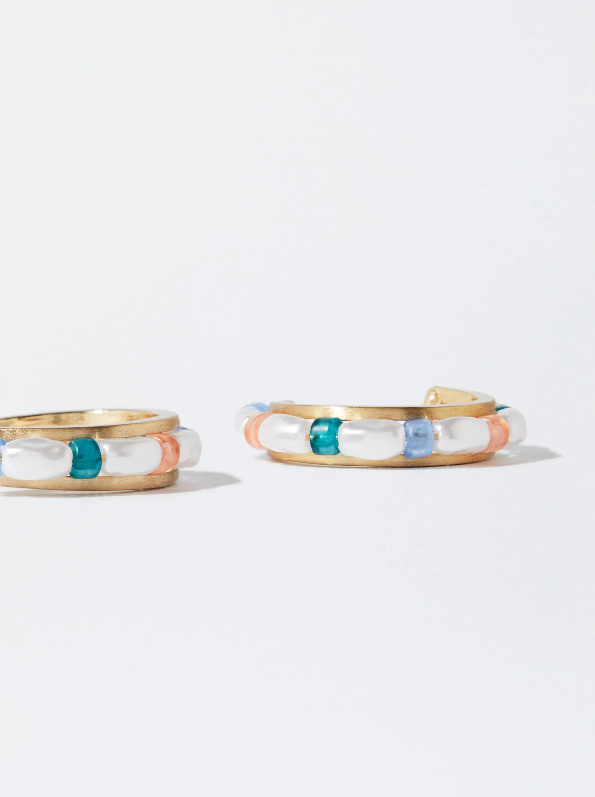 PARFOIS Pendientes De Aro Multicolor Multicor Sale