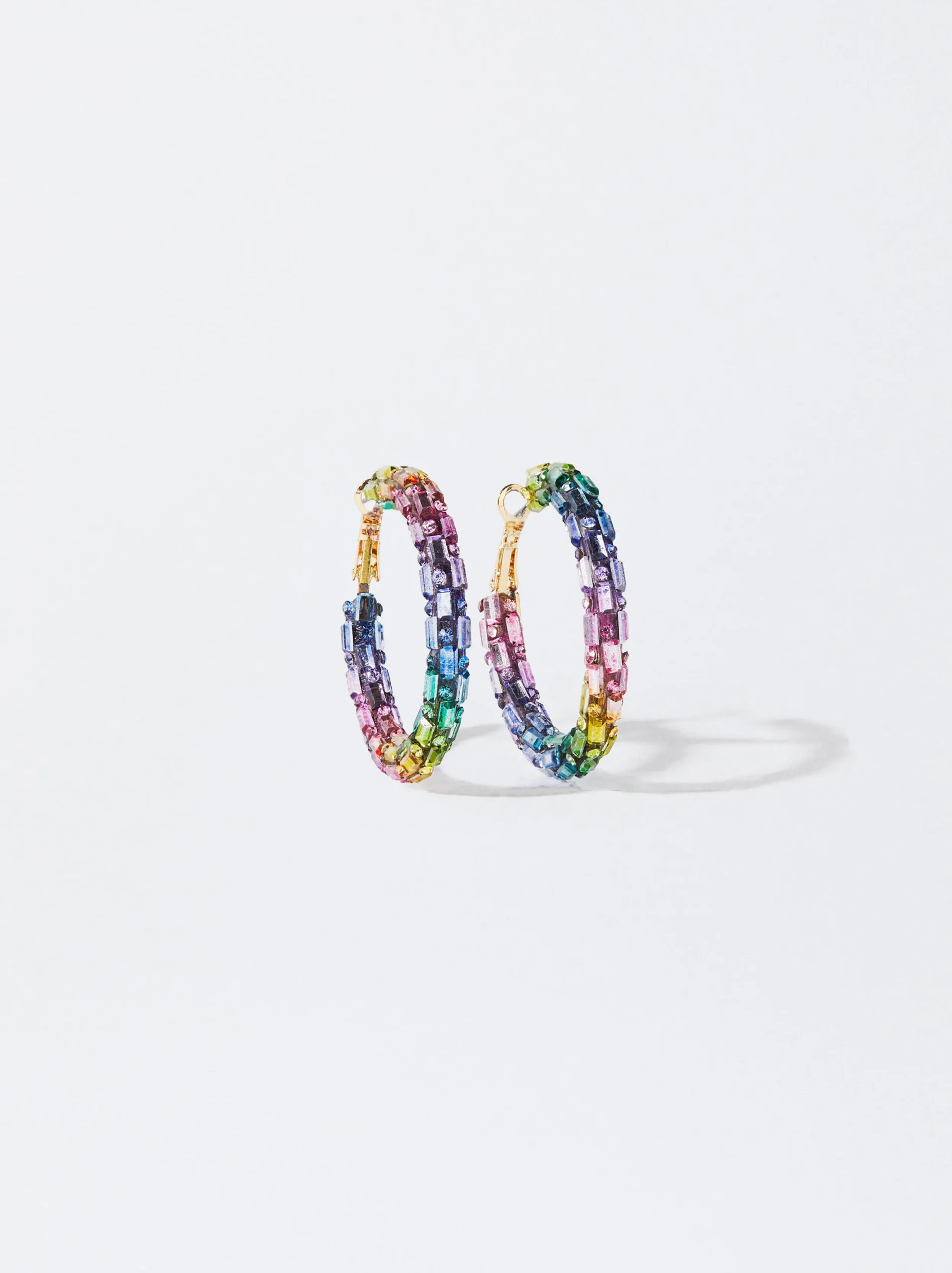PARFOIS Pendientes De Aro Multicolor Multicor Flash Sale