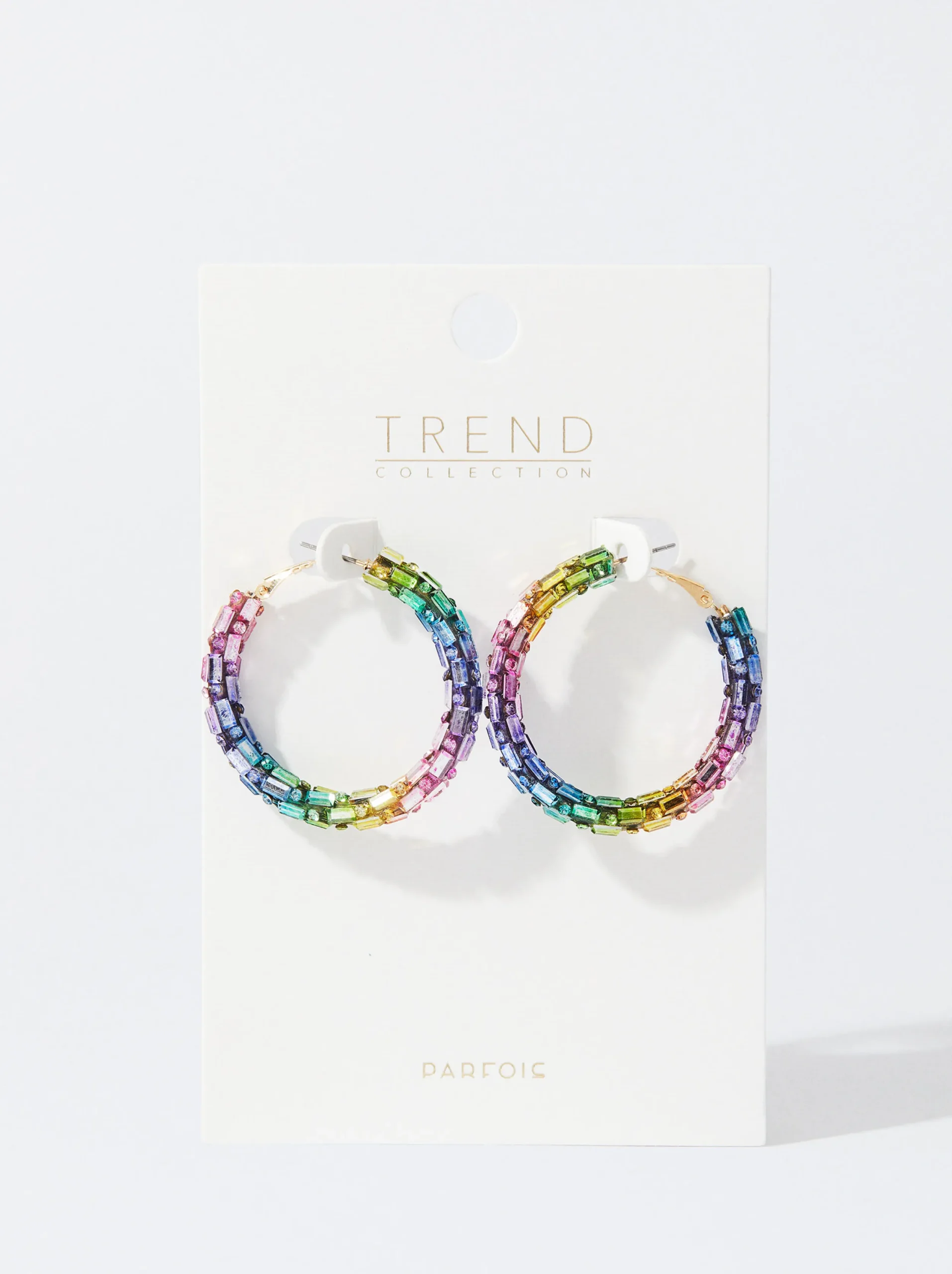 PARFOIS Pendientes De Aro Multicolor Multicor Flash Sale