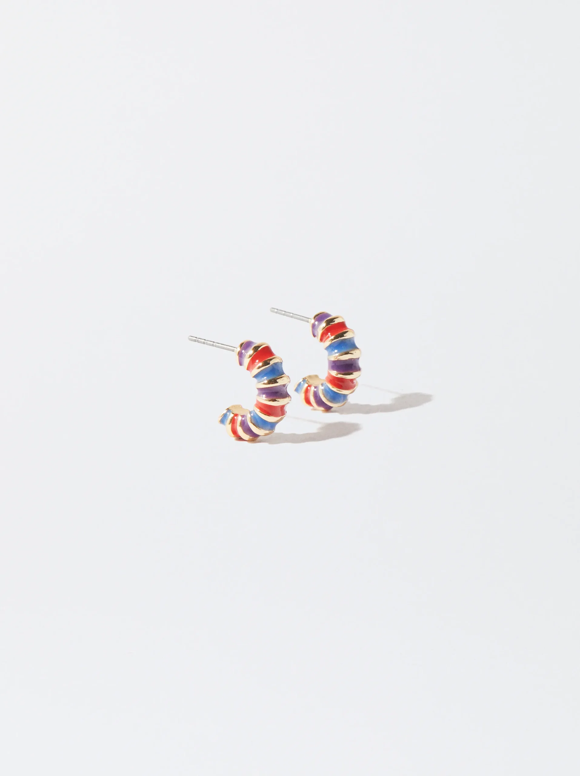 PARFOIS Pendientes De Aro Multicolor Multicor Best Sale
