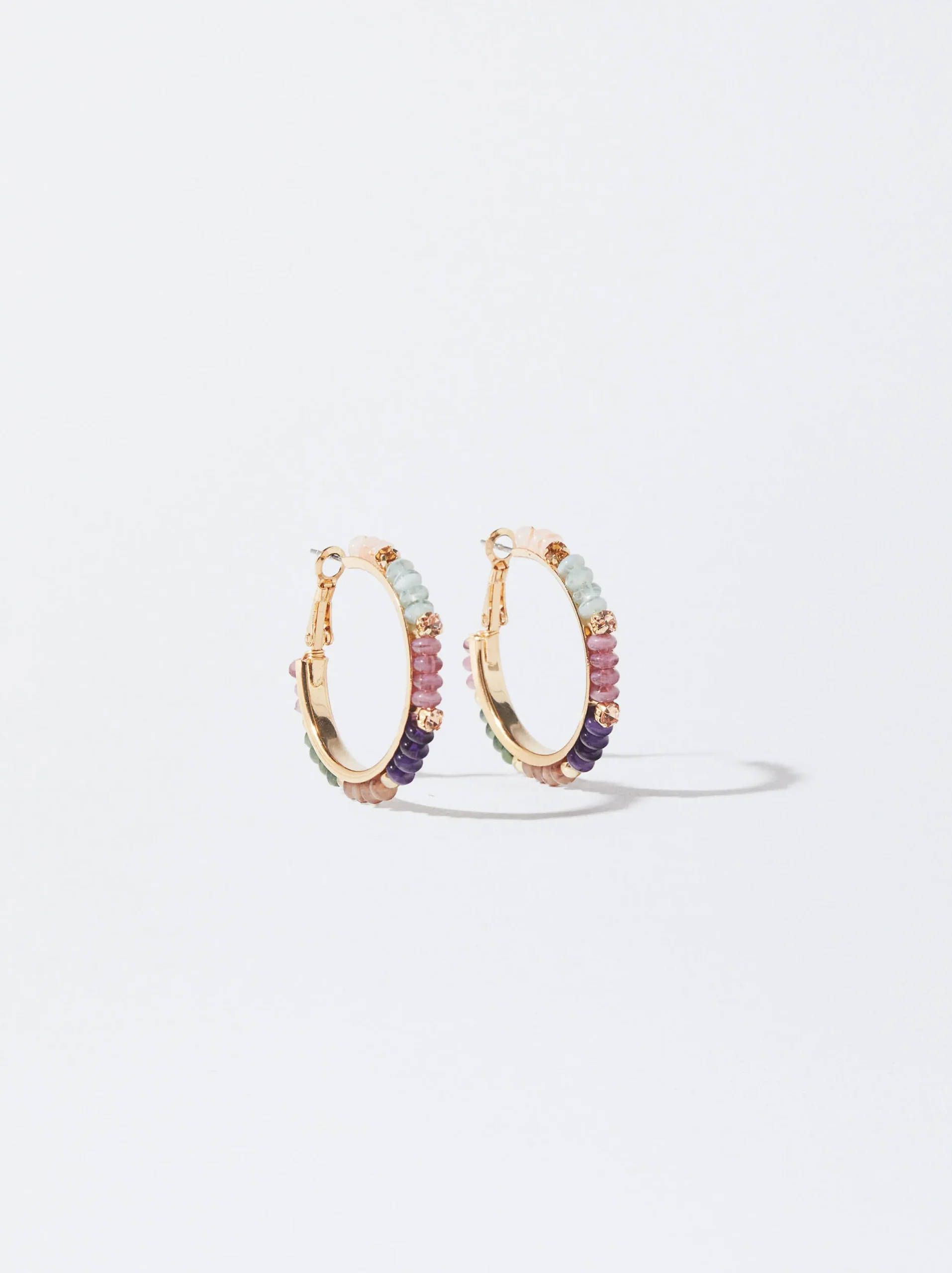 PARFOIS Pendientes De Aro Multicolor Multicor Cheap