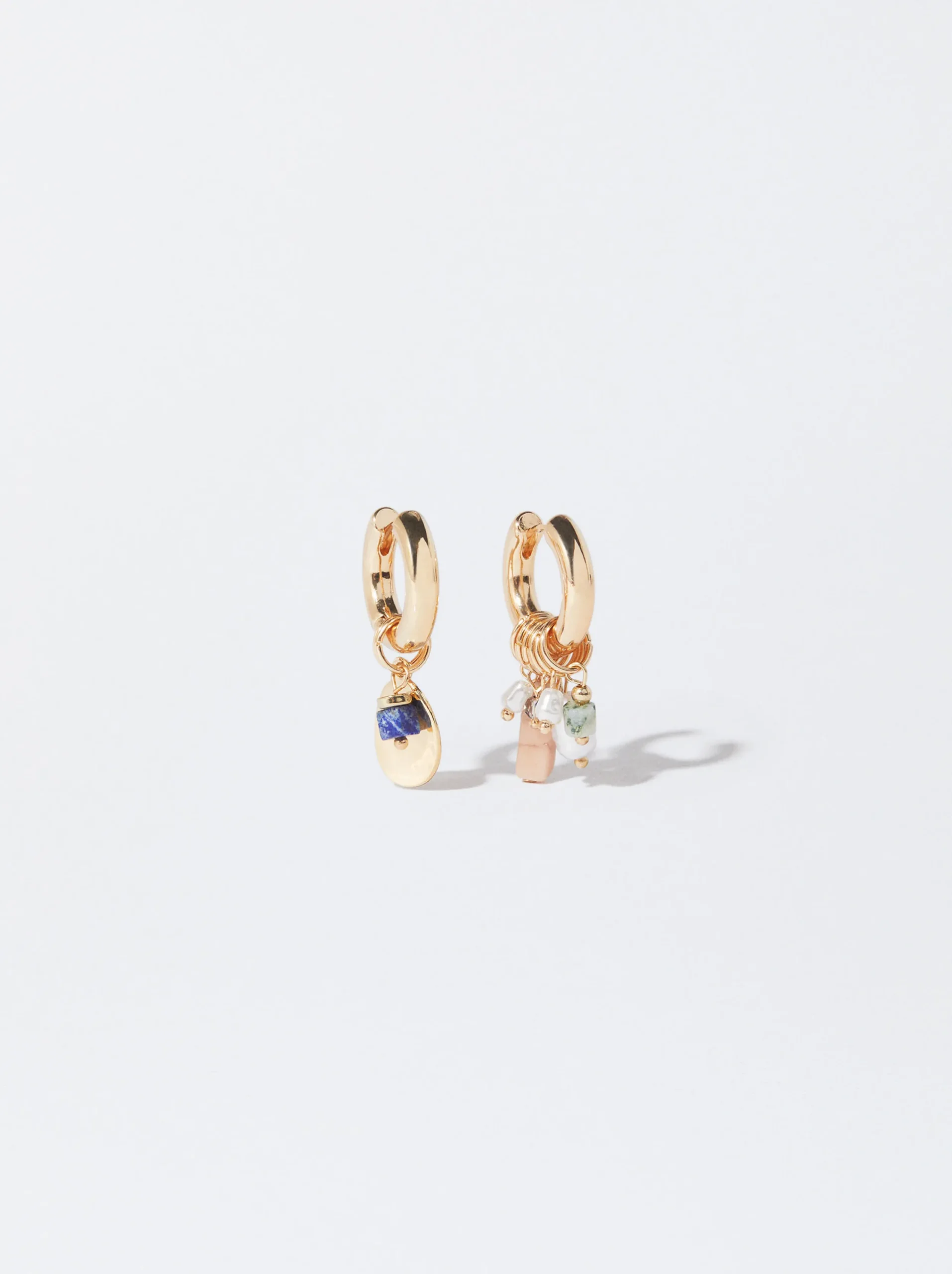 PARFOIS Pendientes De Aro Multicolor Multicor Best Sale