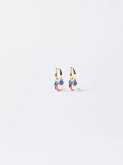 PARFOIS Pendientes De Aro Multicolor Multicor Sale