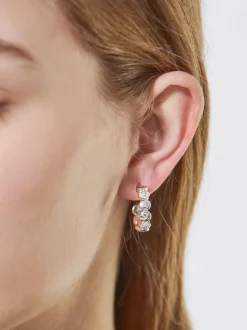 PARFOIS Pendientes De Aro s Plateado Cheap