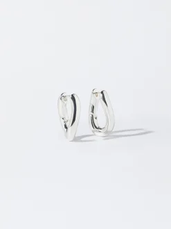 PARFOIS Pendientes De Aro s Plateado Cheap