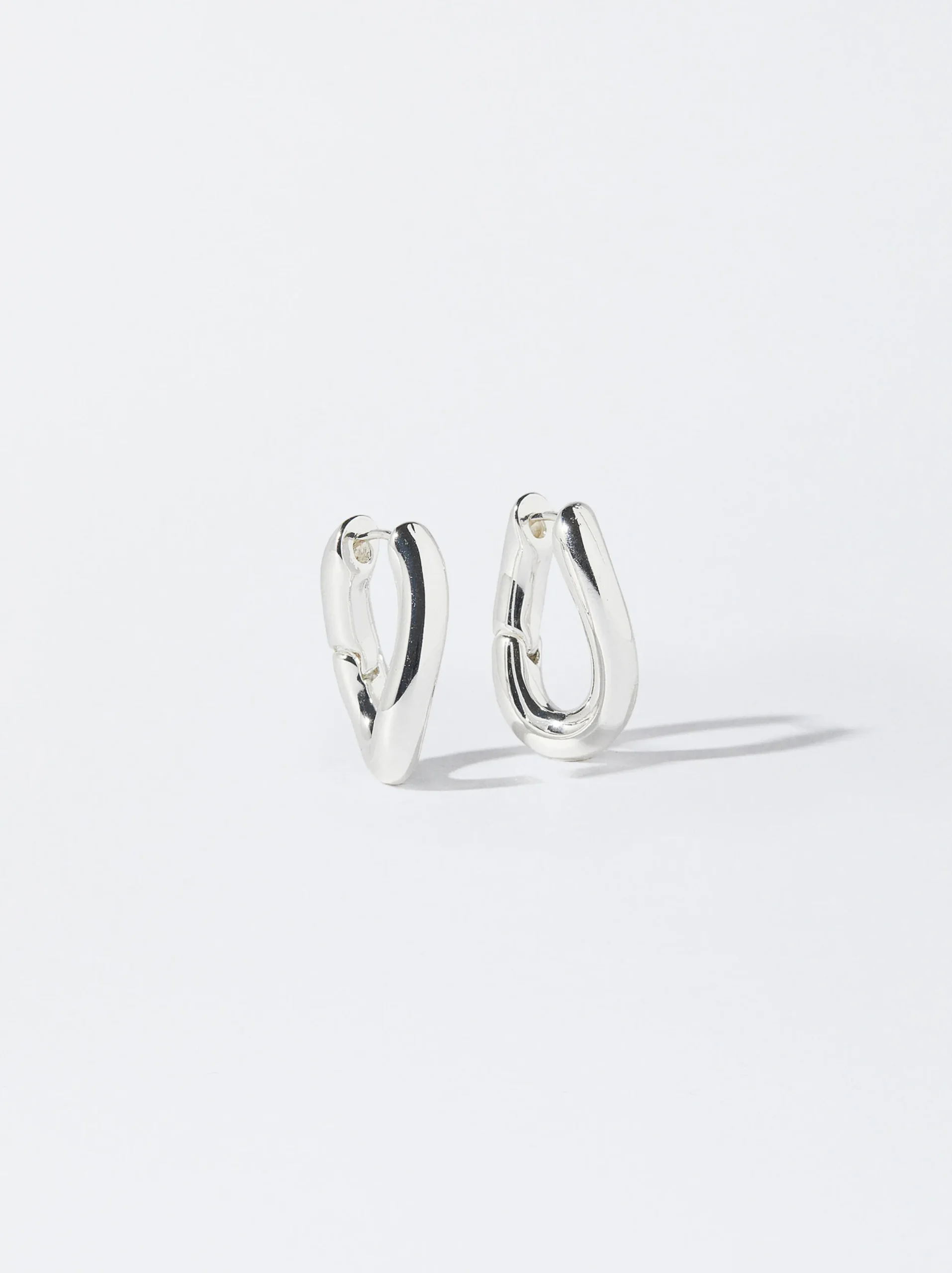 PARFOIS Pendientes De Aro s Plateado Cheap