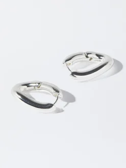 PARFOIS Pendientes De Aro s Plateado Cheap