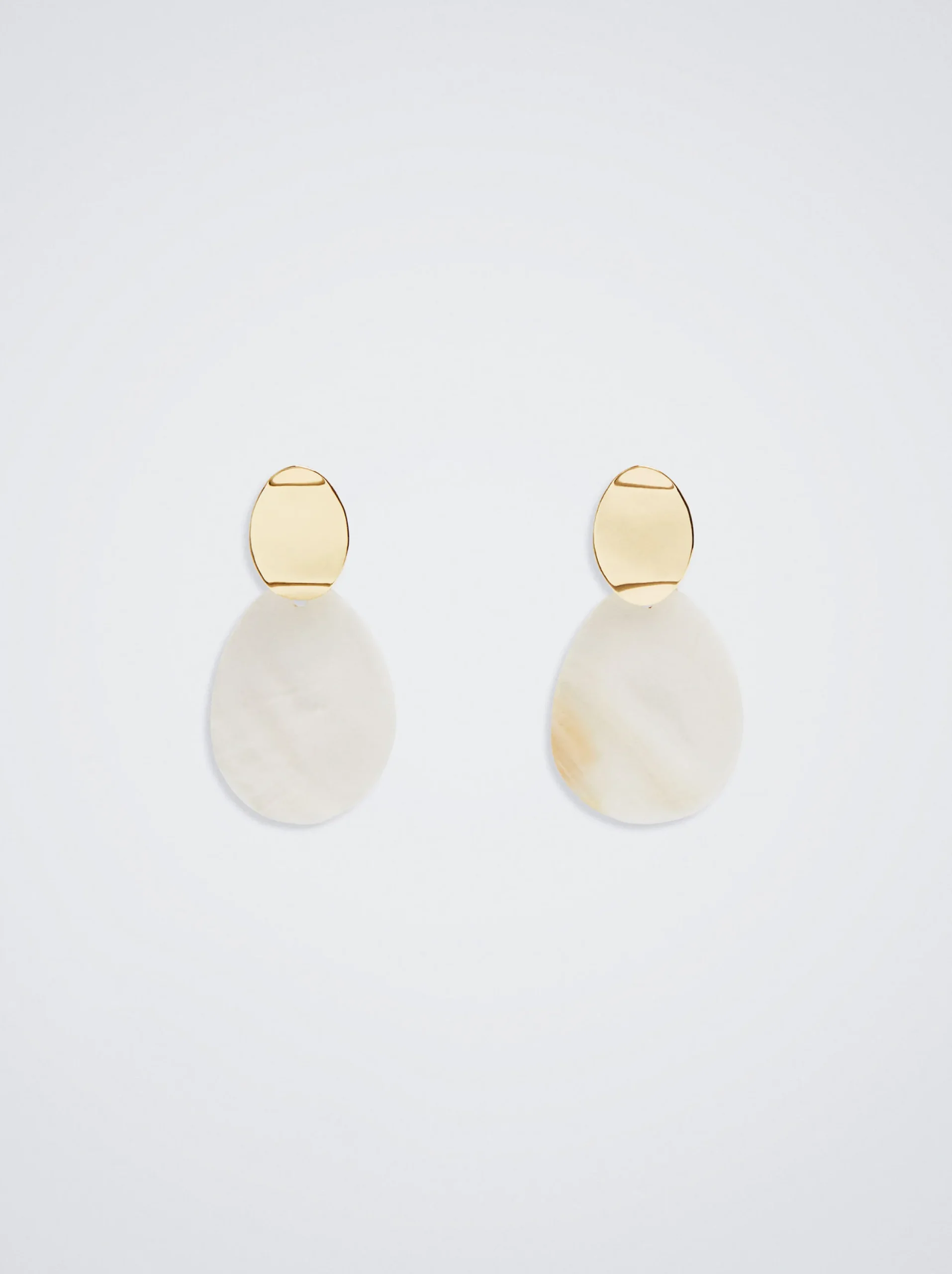 PARFOIS Pendientes De Concha Dorado Fashion