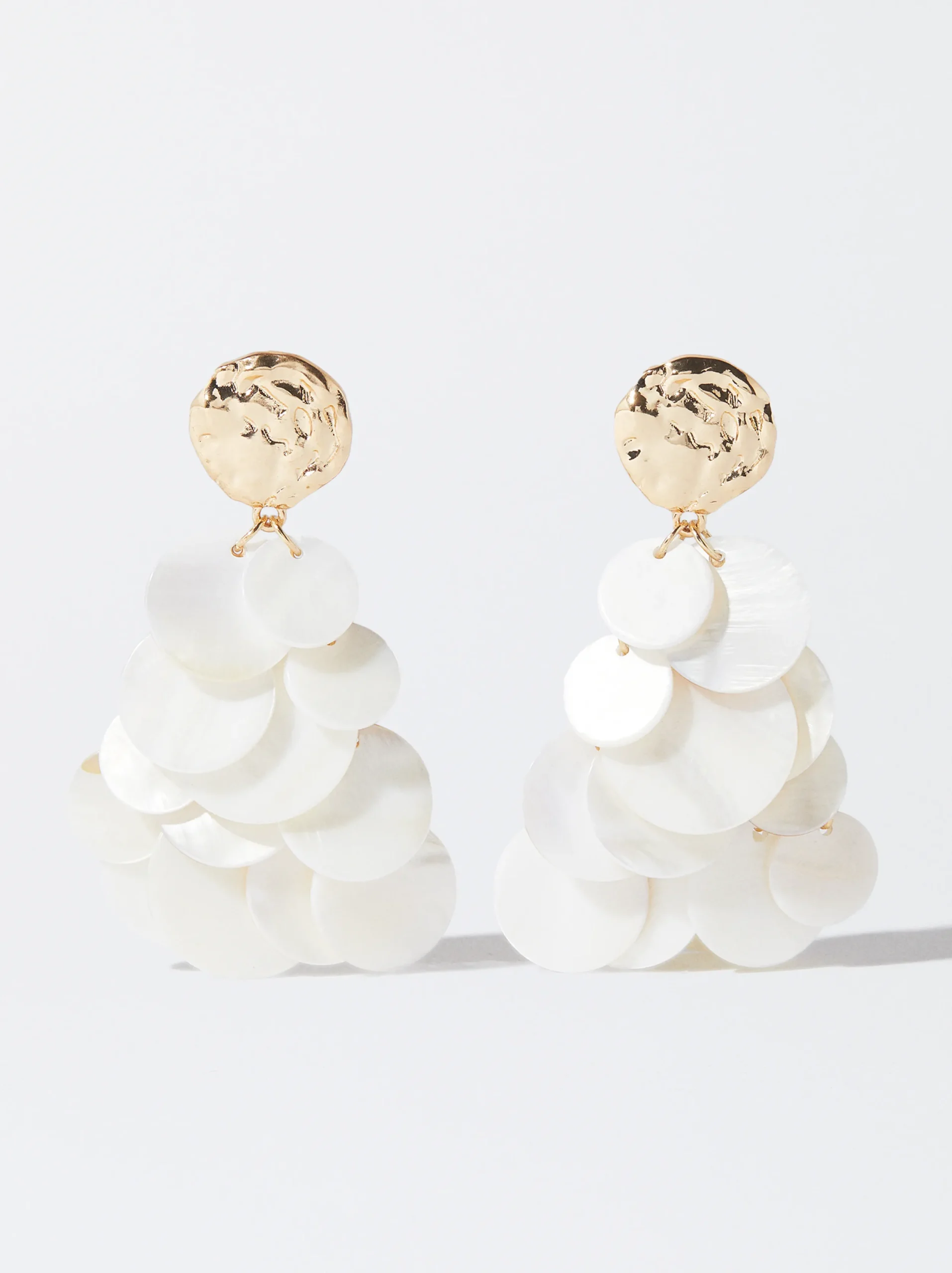 PARFOIS Pendientes De Concha Beige Online