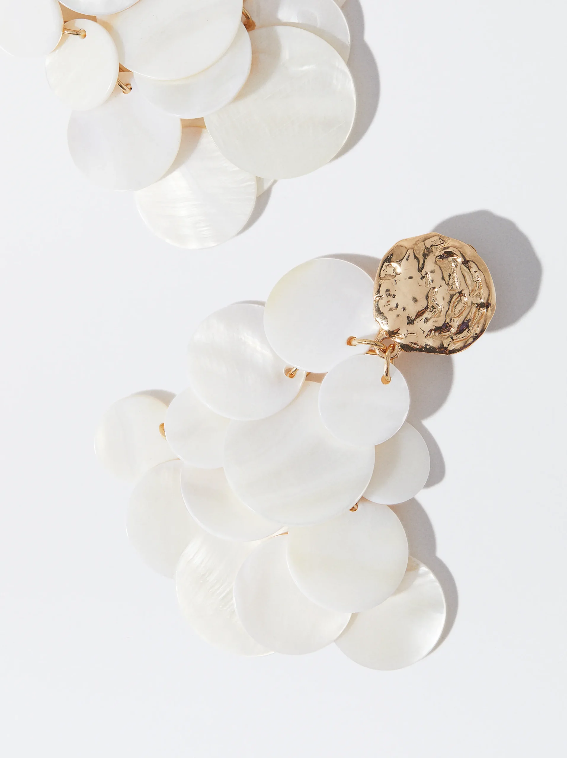 PARFOIS Pendientes De Concha Beige Online