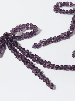 PARFOIS Pendientes De Lazo Violeta Clearance