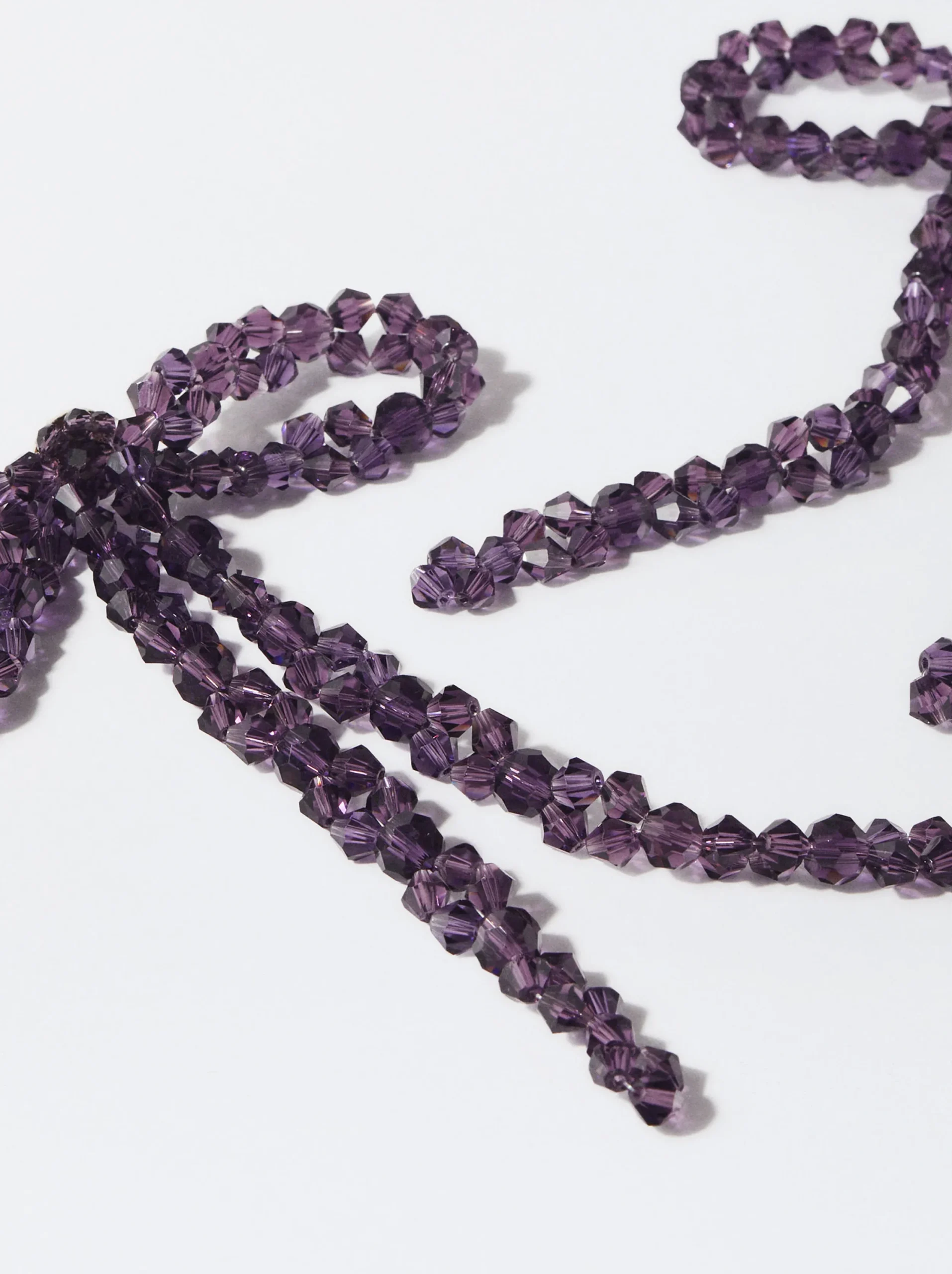 PARFOIS Pendientes De Lazo Violeta Clearance