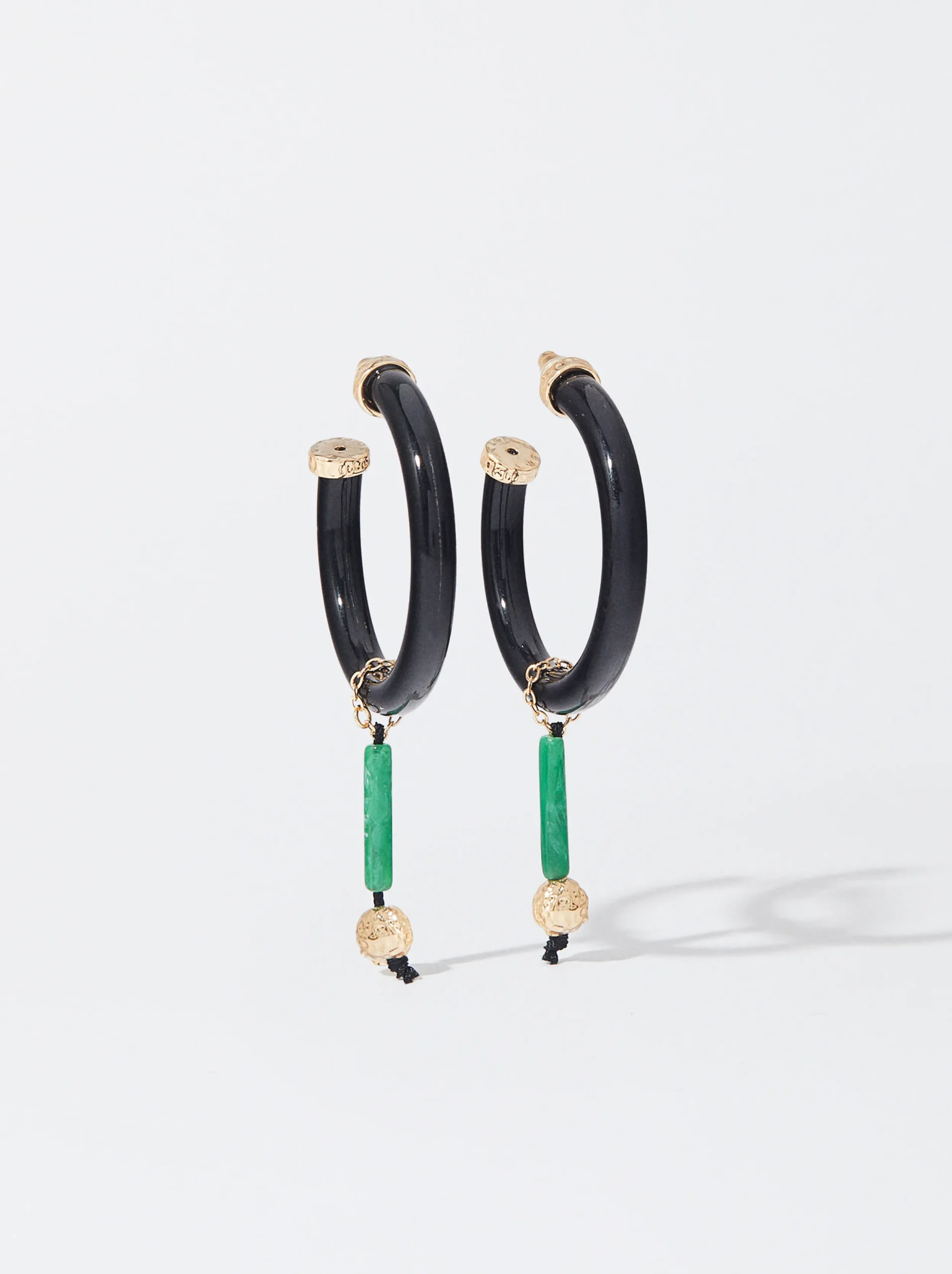 PARFOIS Pendientes De Resina Multicor Hot