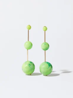 PARFOIS Pendientes De Resina Multicor New