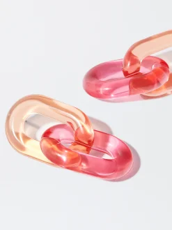 PARFOIS Pendientes De Resina Multicor Flash Sale