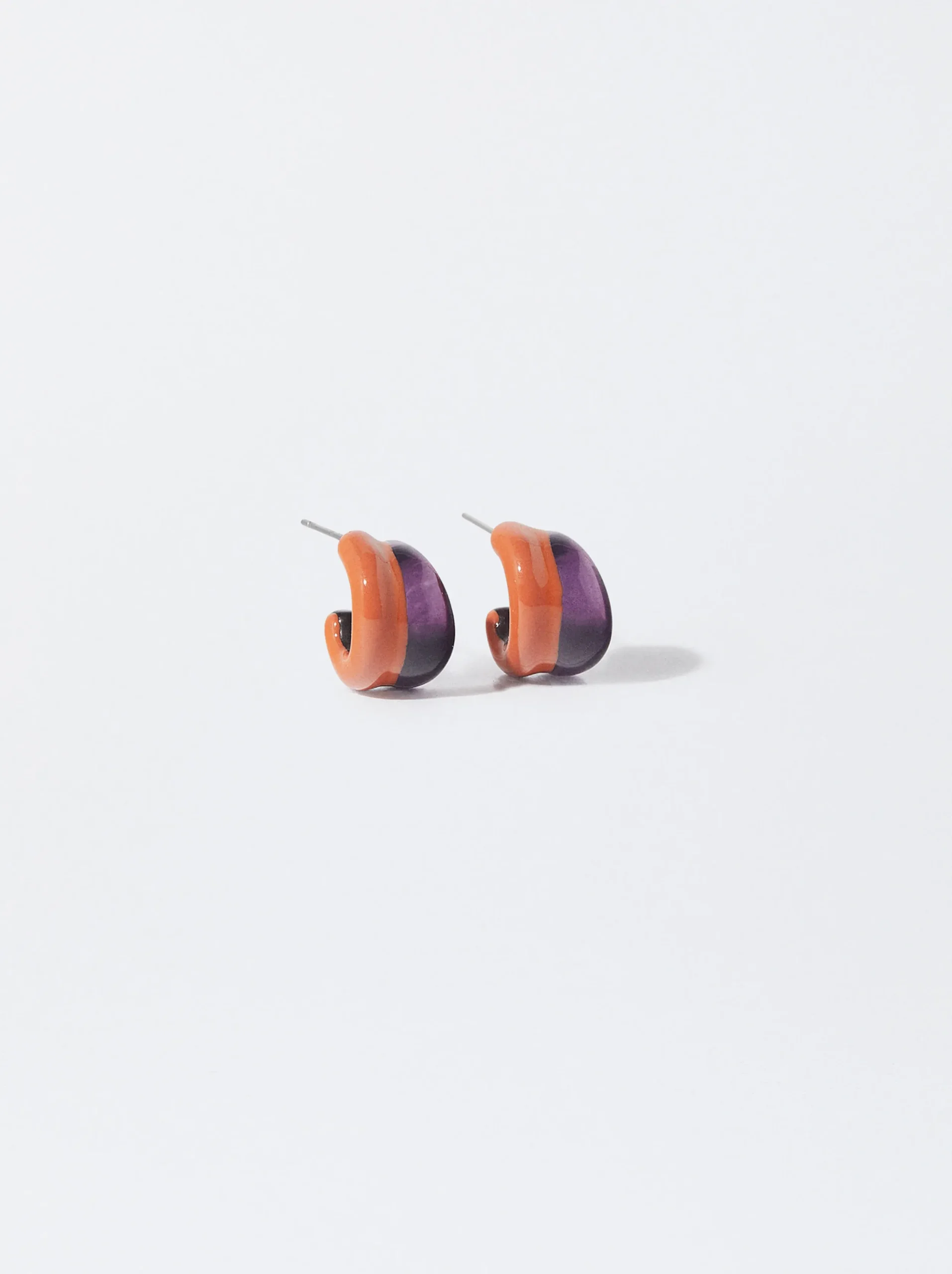 PARFOIS Pendientes De Resina Multicor Hot