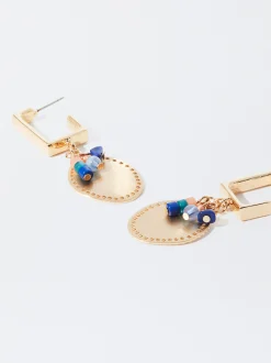 PARFOIS Pendientes Dorados Multicor Clearance