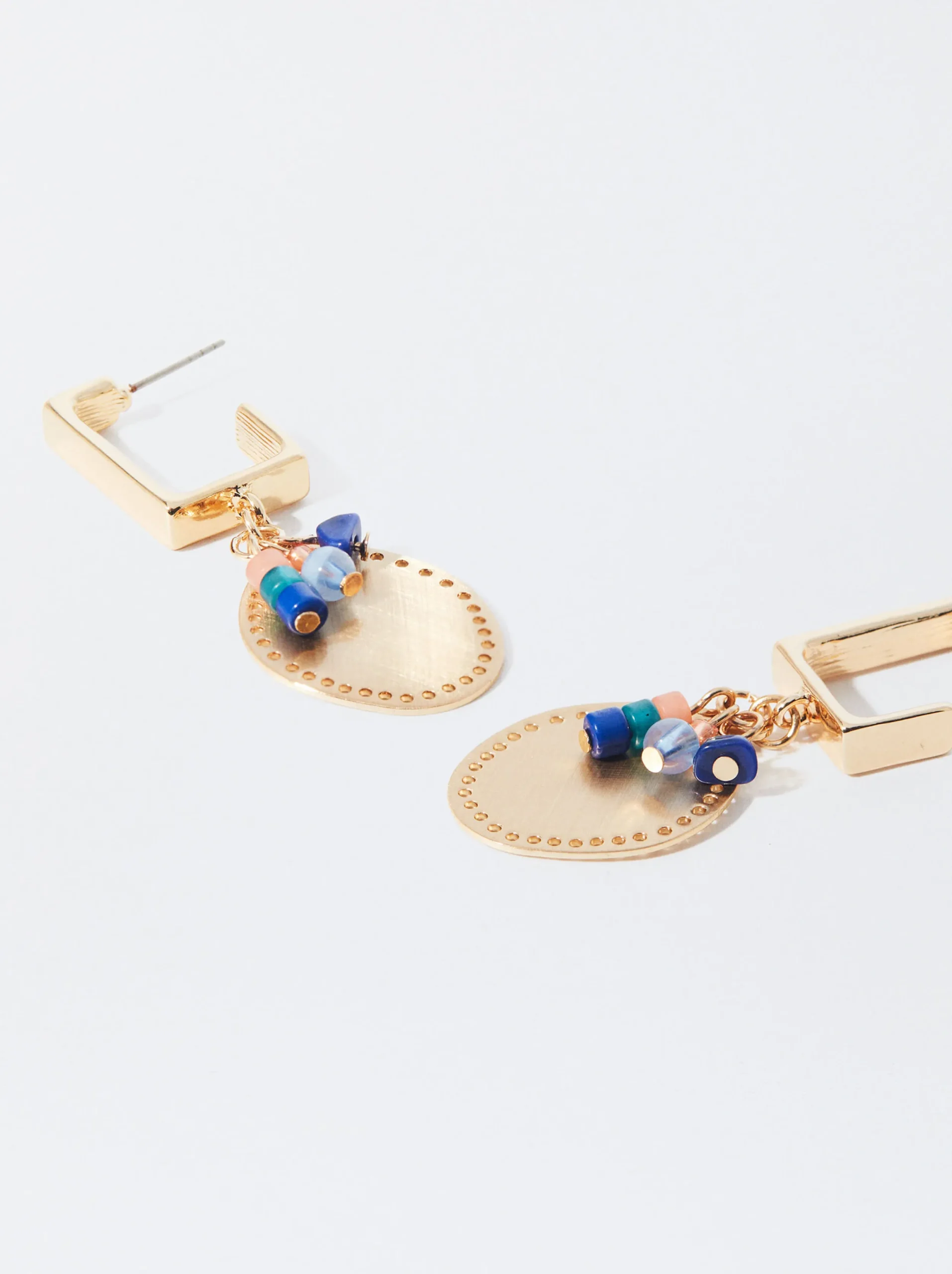 PARFOIS Pendientes Dorados Multicor Clearance