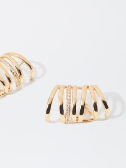 PARFOIS Pendientes s Dorado Store