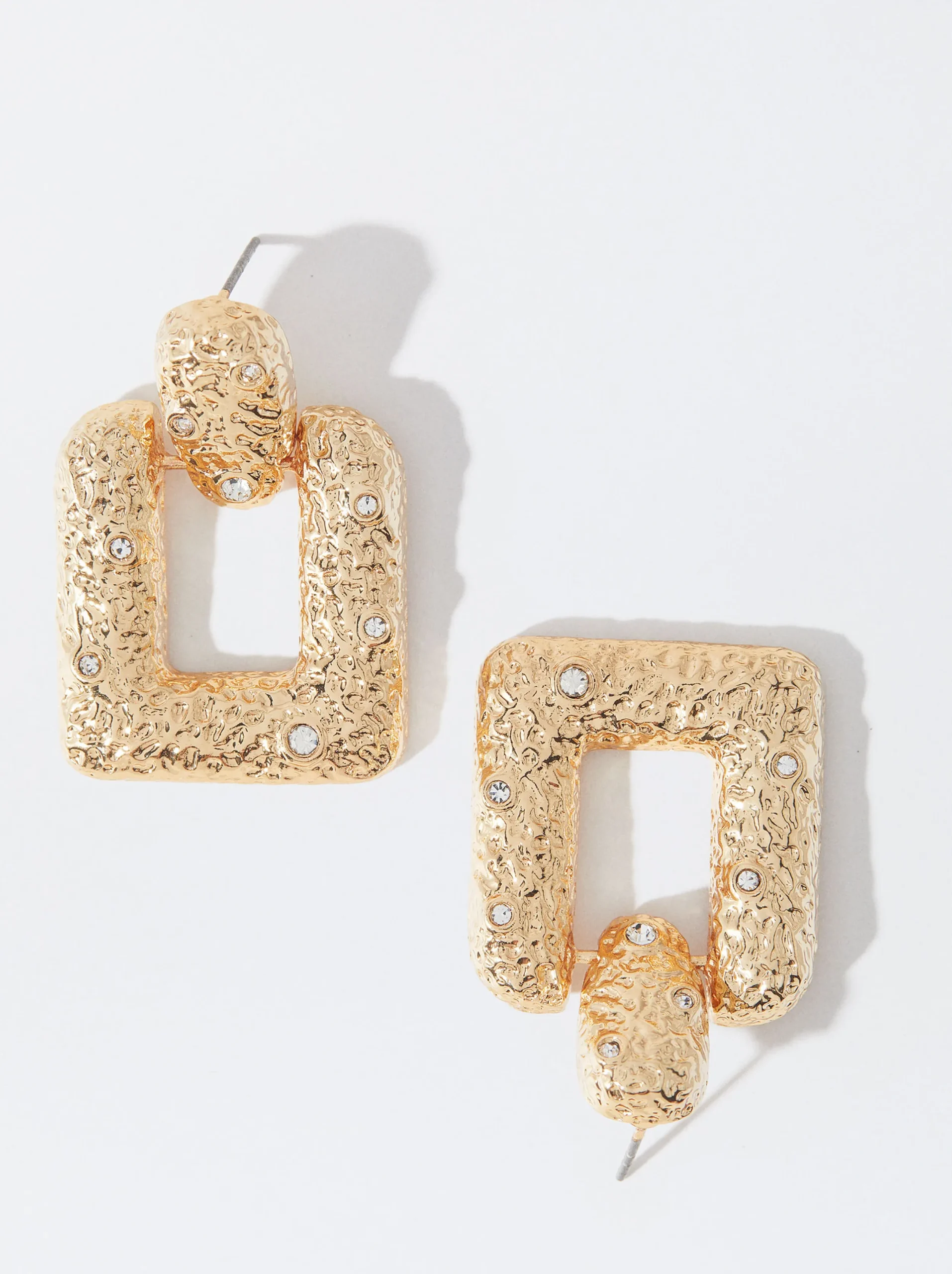 PARFOIS Pendientes s Con Circonitas Dorado Best Sale